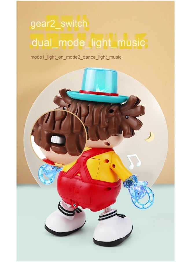 Electric Dancing Cartoon Light Music Swinging Doll Figure