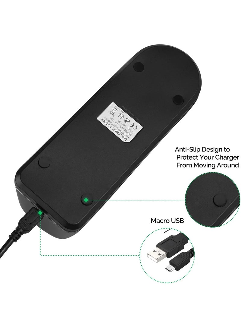 Dobe Dual Controller Charging Station for PS4 | Fast Dual Charging Dock with LED Indicator