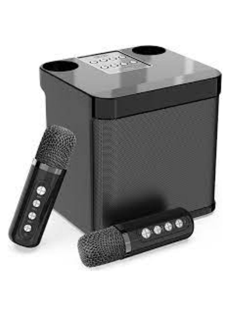 YS-203 100W high power wireless Portable Bluetooth Karaoke Speaker with 2 Wireless Microphones