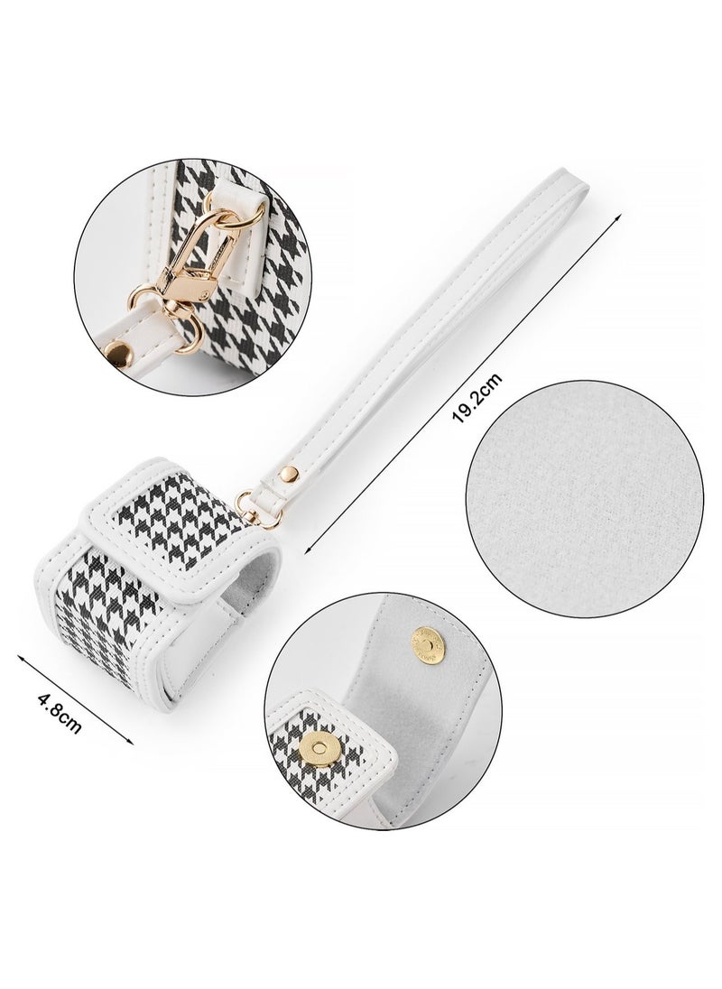 4-in-1 Accessories Set for Fujifilm Instax Pal Camera Case with Wrist Strap Clips Frame Hanging String Stickers Mini Tabletop Tripod-White