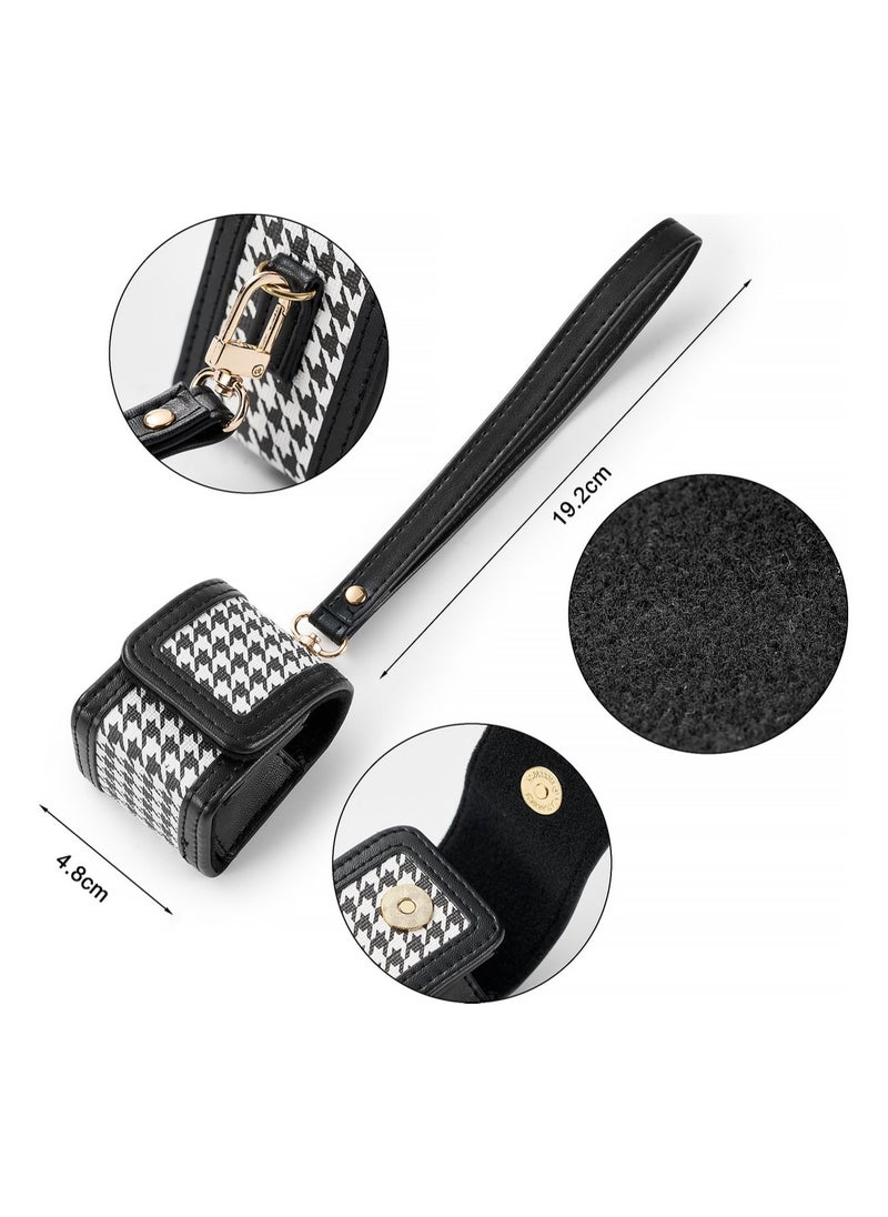 4-in-1 Accessories Set for Fujifilm Instax Pal Camera Case with Wrist Strap Clips Frame Hanging String Stickers Mini Tabletop Tripod-Black