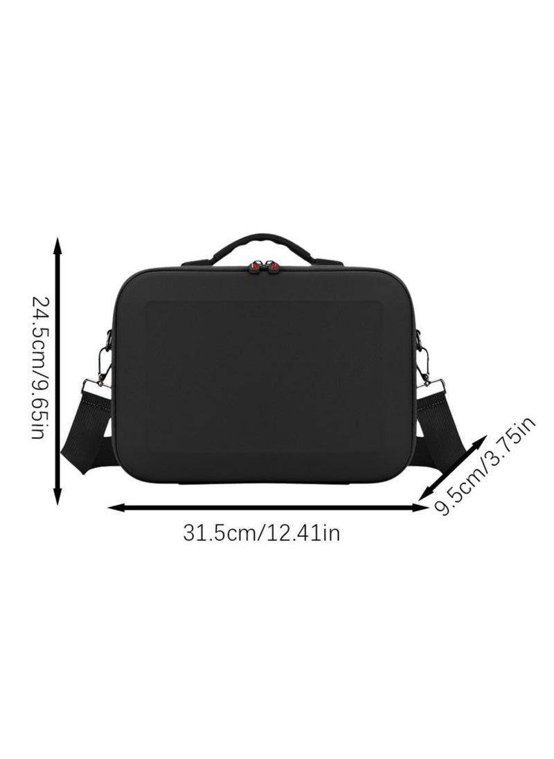 Storage Bag for DJI NEO Drone Aceessories Hard Travel Case Crossbody Bag with Shoulder Strap for DJI Neo Fly More Combo (Black)