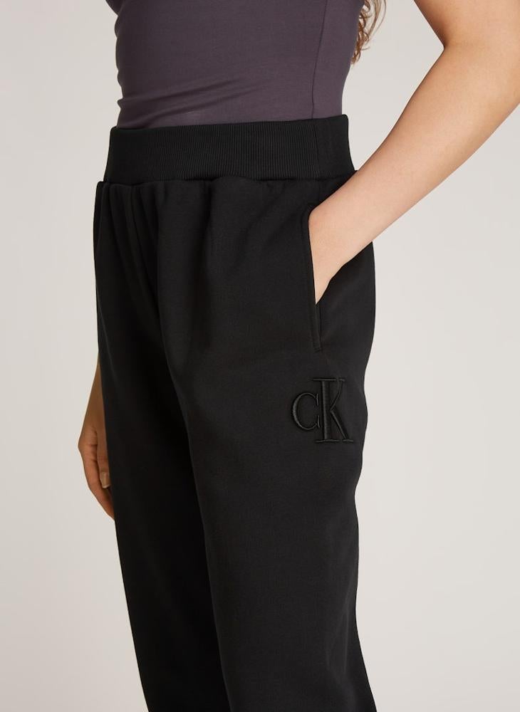 Logo Detail Cuffed Sweatpants