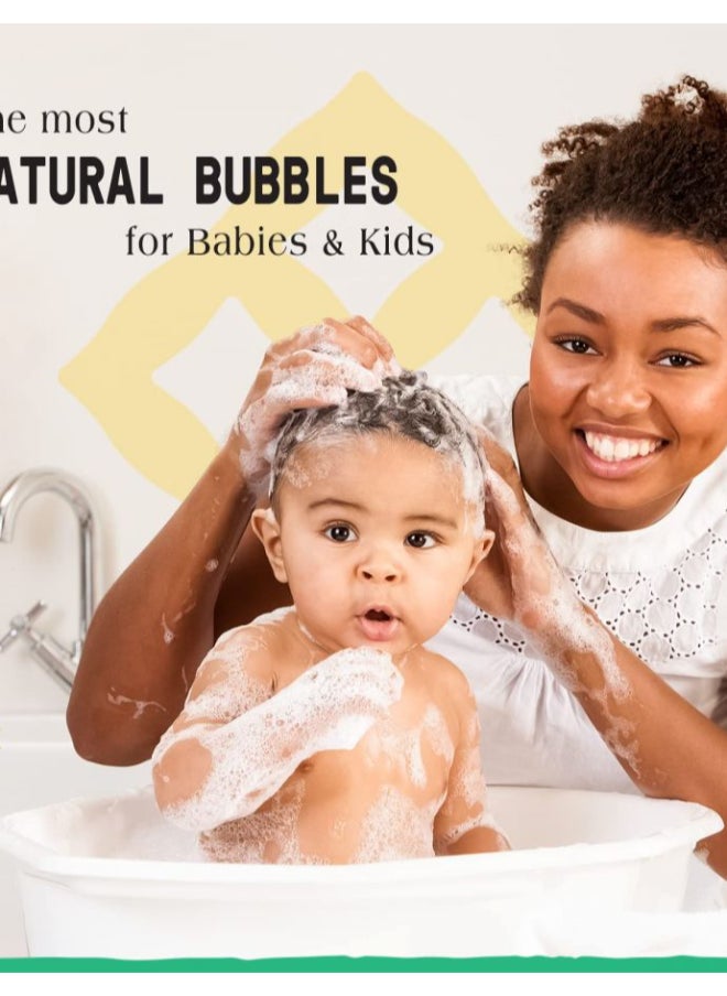 Babies And Kids Bubble Bath - Plant Based Formula, Vegan, Eucalyptus Mint, 32 Fl Oz