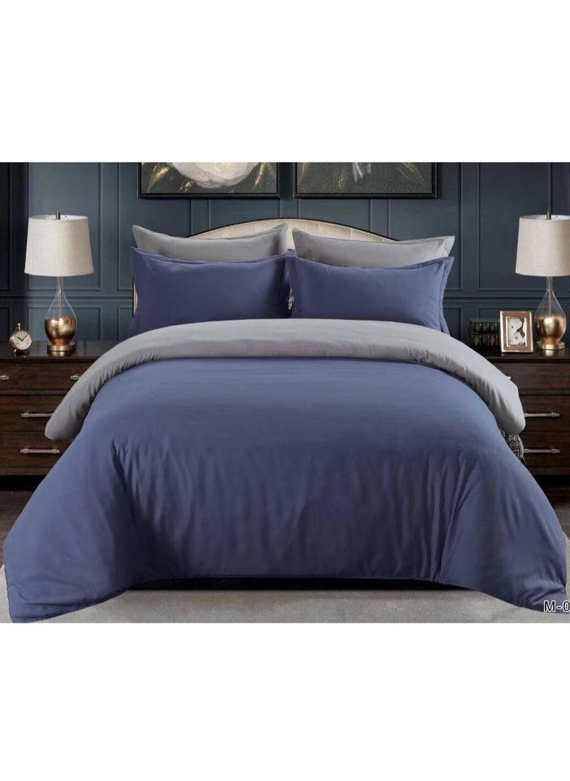 MMM HOME King size High Cotton Master Quality Bedding Set  6pcs Including 1 Duvet Cover/1 Fifted sheet/4 Pillow covers