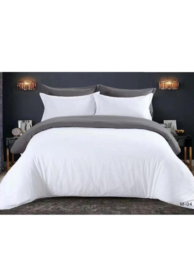 MMM HOME King size High Cotton Master Quality Bedding Set  6pcs Including 1 Duvet Cover/1 Fifted sheet/4 Pillow covers