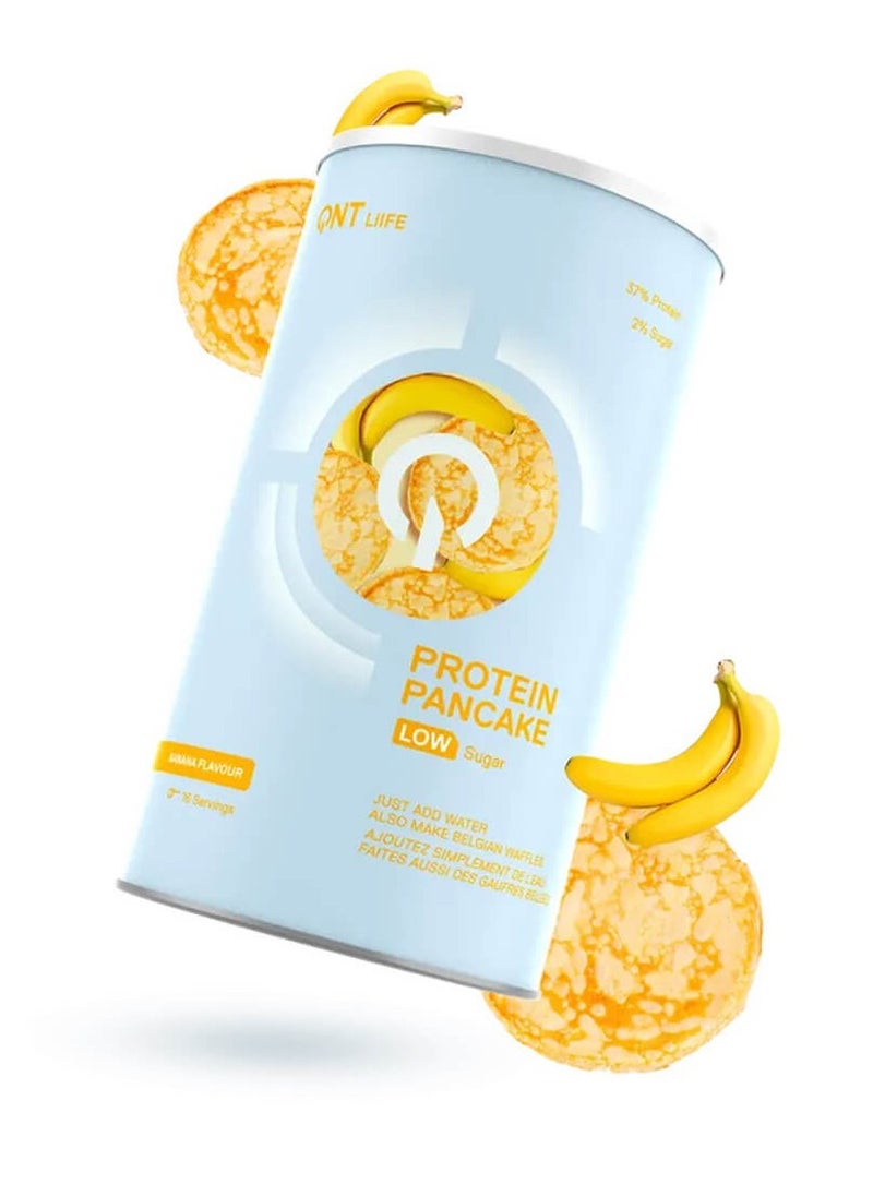 QNT Life, Protein Pancake Low Sugar, Banana, 16 Servings, 500g