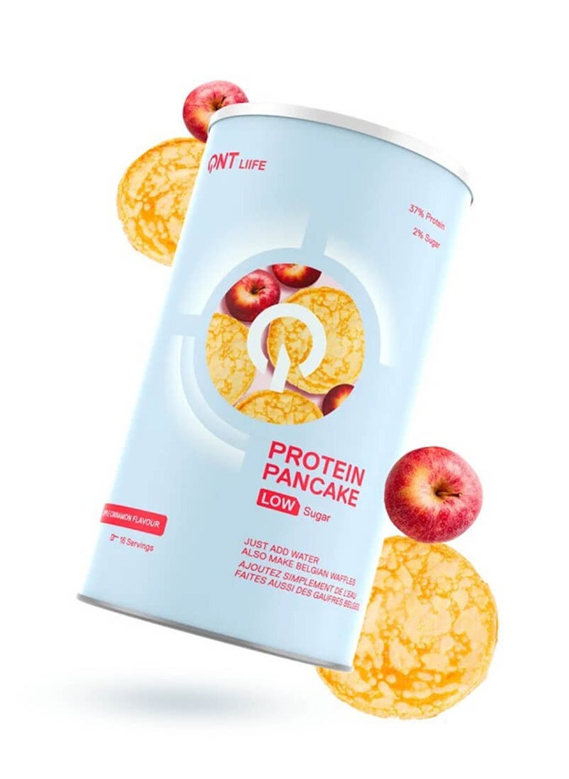 QNT Life, Protein Pancake Low Sugar, Apple Cinnamon, 16 Servings, 500g