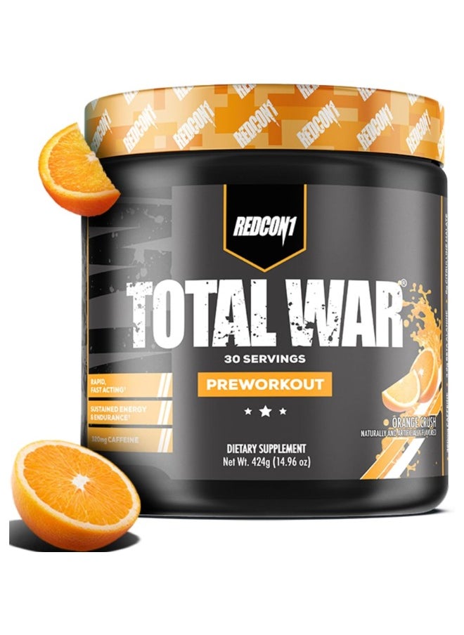 Total War Pre -Workout, Orange Crush Flavour, 30 Servings