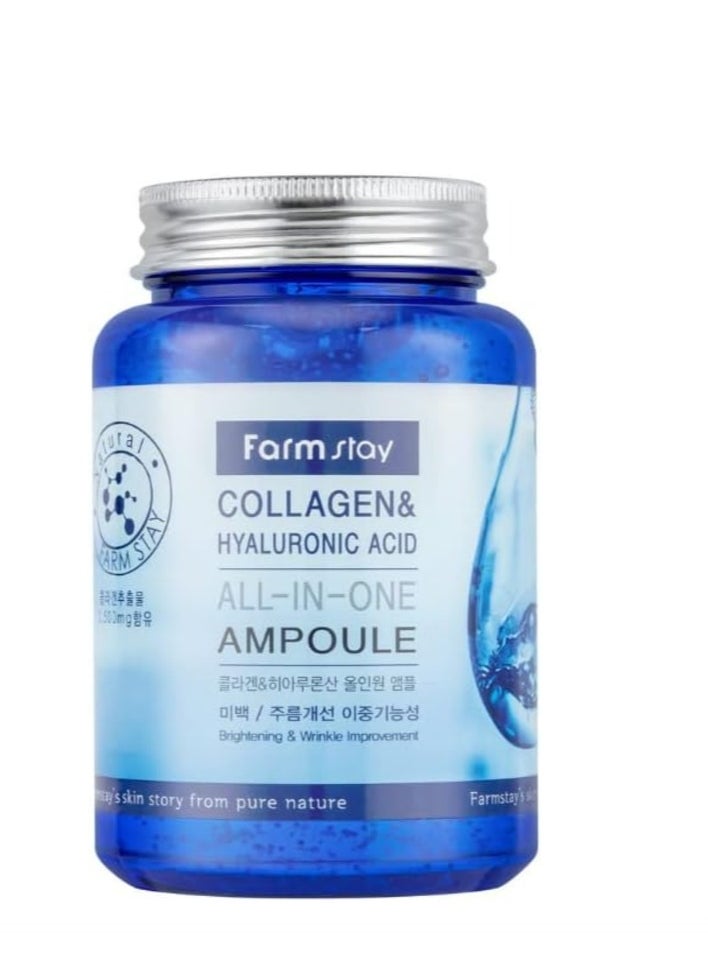 Collagen & Hyaluronic Acid All-in-One Ampoule Cream (250ml)