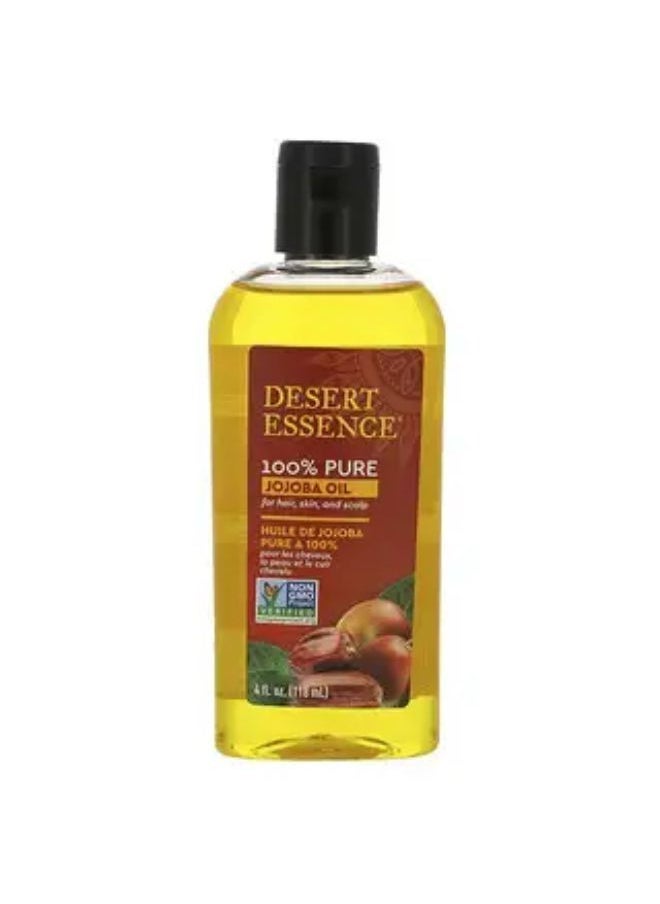 Desert Essence 100% Pure Jojoba Oil 4 fl oz 118 ml