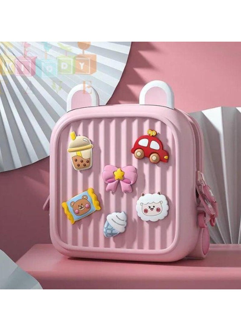 Picocici K32 Kids Travel Little Backpack pink colour