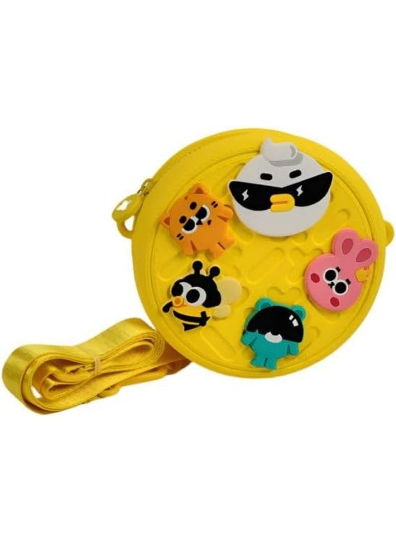 Picocici K36 Kids Round Backpack Yellow colour