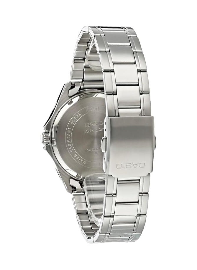 Casio Men's Watch - MTP-1384D-7A2VDF silver Dial, Silver Band