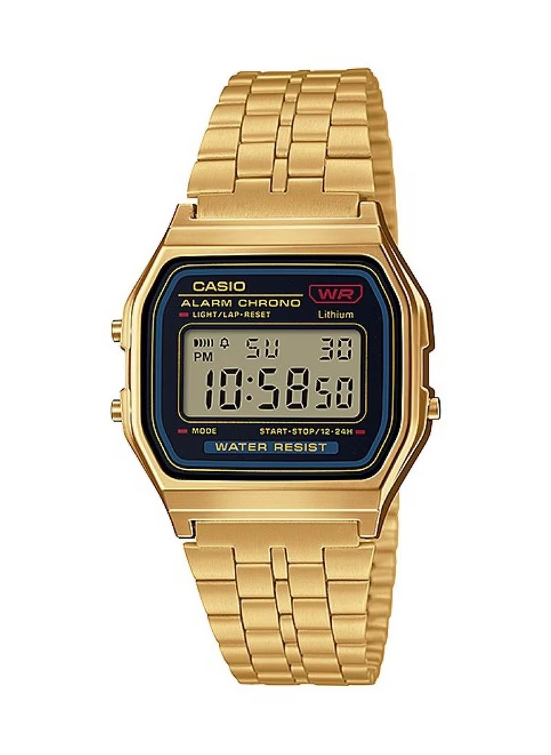 Casio A159WGE Classic Gold Watch