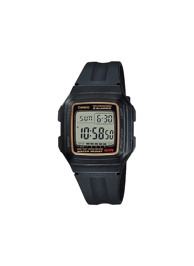 Casio F-201WA-9ADF Digital Grey Dial Men's Watch