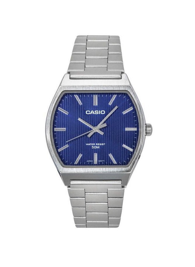 Casio Standard Analog Stainless Steel Blue Dial Quartz MTP-B140D-2A Men's Watch