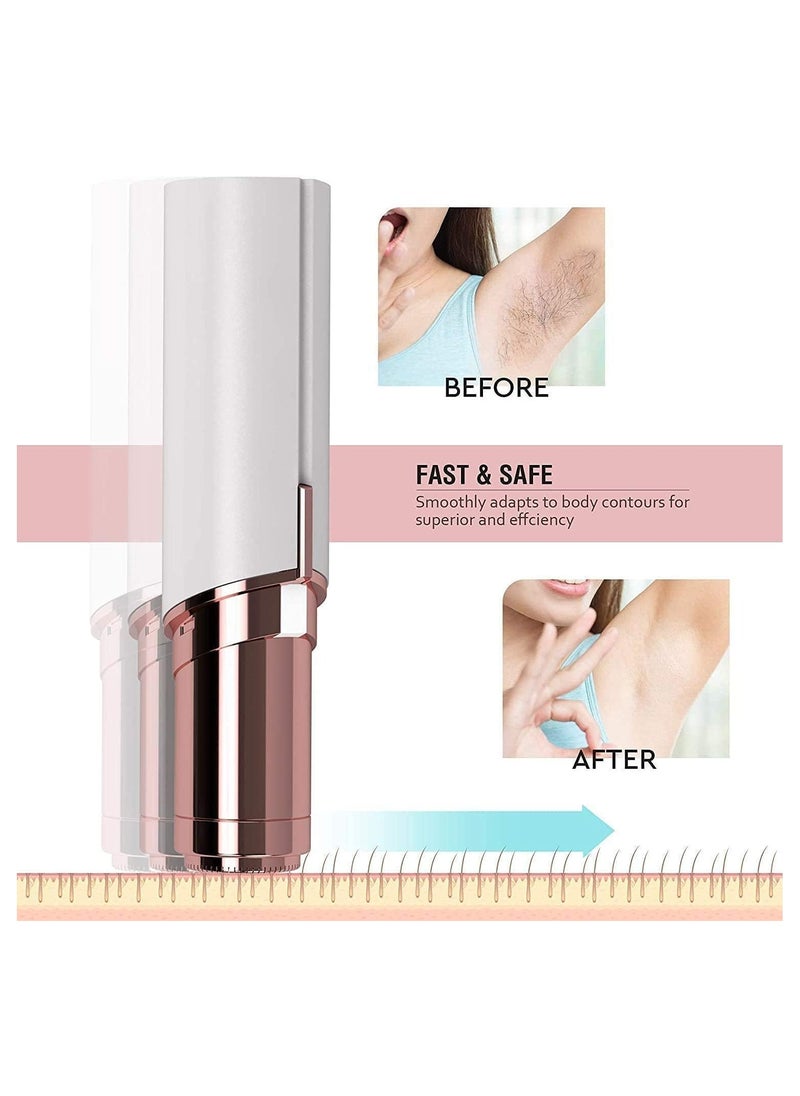 Skincare Facial Hair Removal Machine for Women - Hypoallergenic Lipstick Shaped Hair Remover for Face, Upper Lip, Chin, Eyebrow