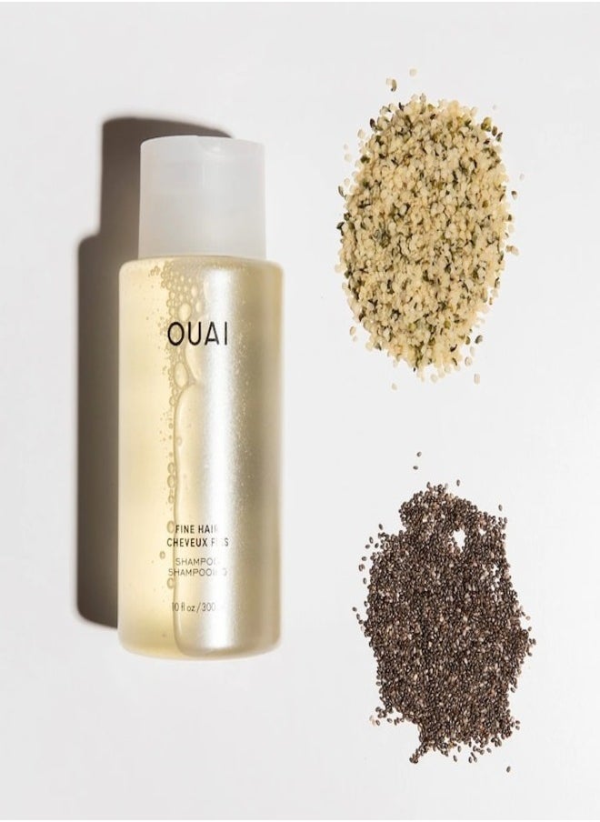 OUAI Fine Hair Shampoo 300ml - Volumizing & Lightweight Hair Care