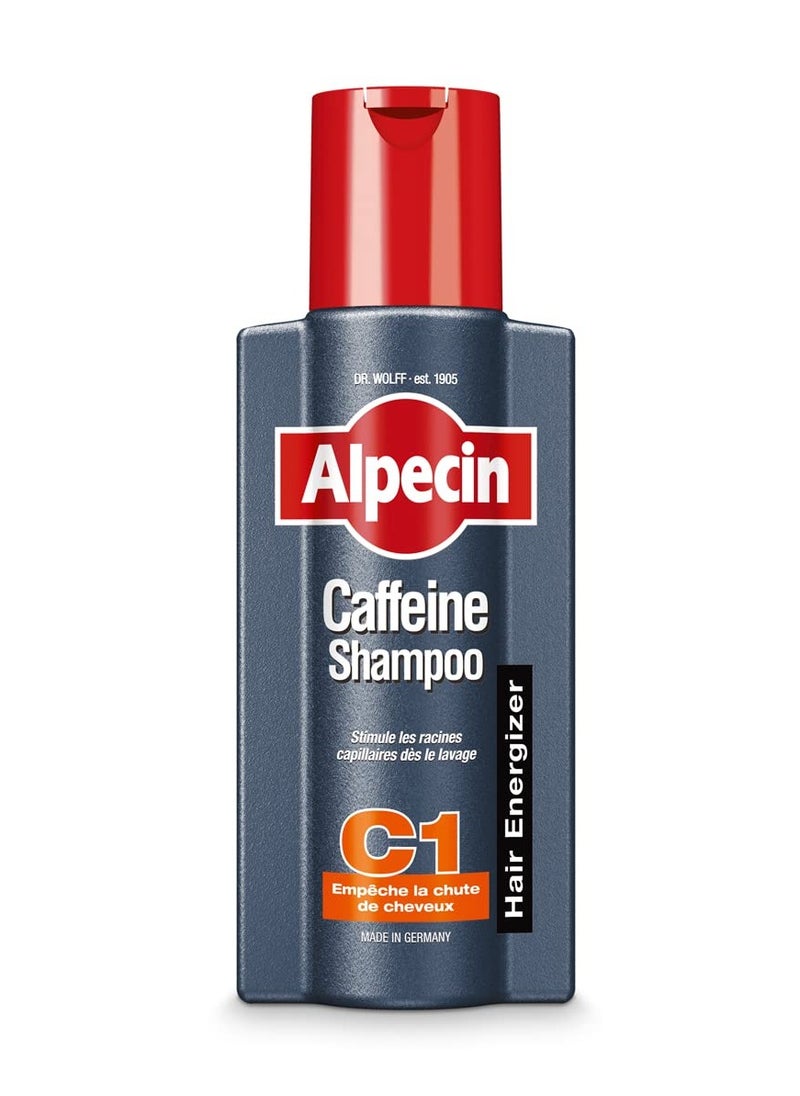 Alpecin C1 Caffeine Shampoo, 8.45 fl oz, Cleanses the Scalp to Promote Natural Hair Growth, Leaves Hair Feeling Thicker and Stronger