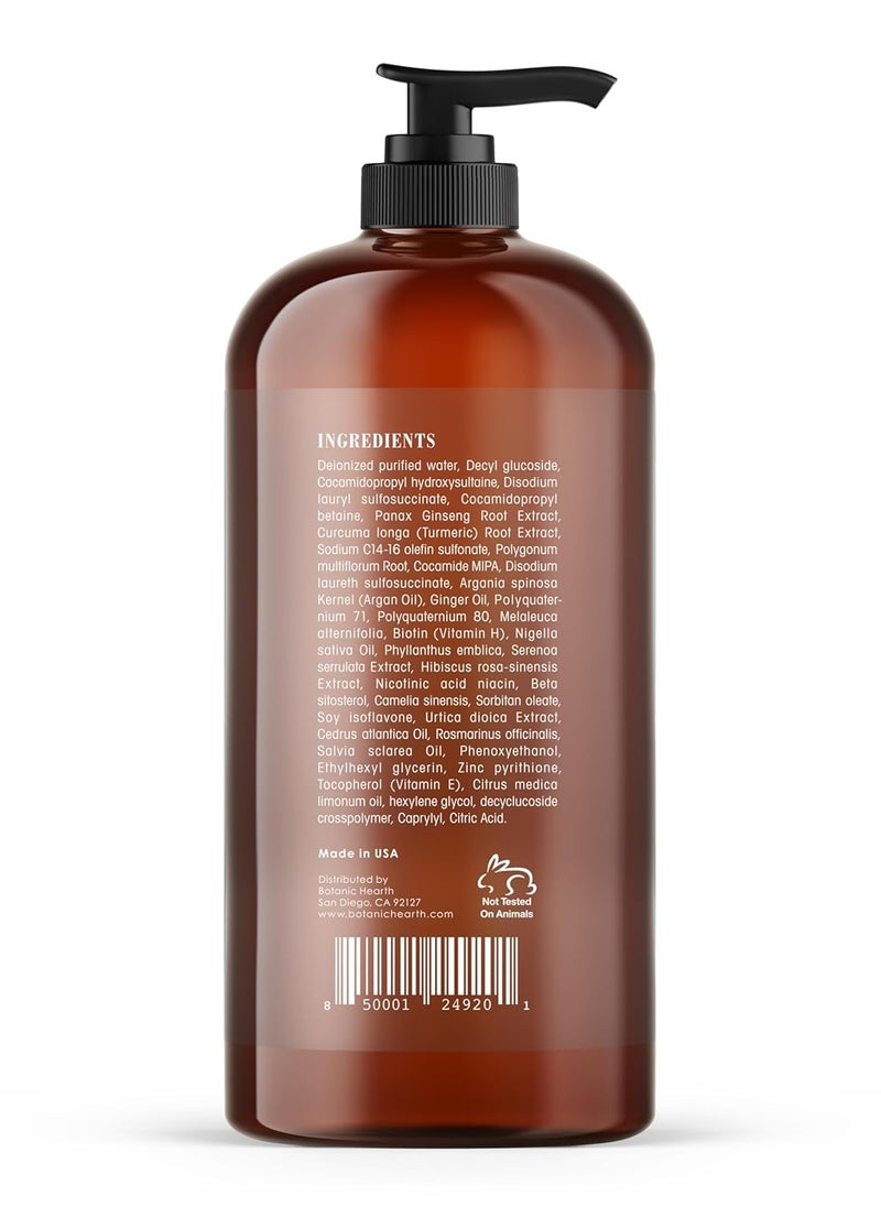 BOTANIC HEARTH Biotin Shampoo - 16 fl oz - Promotes Thicker, Fuller Hair - Hydrating & Nourishing Formula for Stronger Hair Growth - Sulfate-Free, Paraben-Free, Safe for All Hair Types