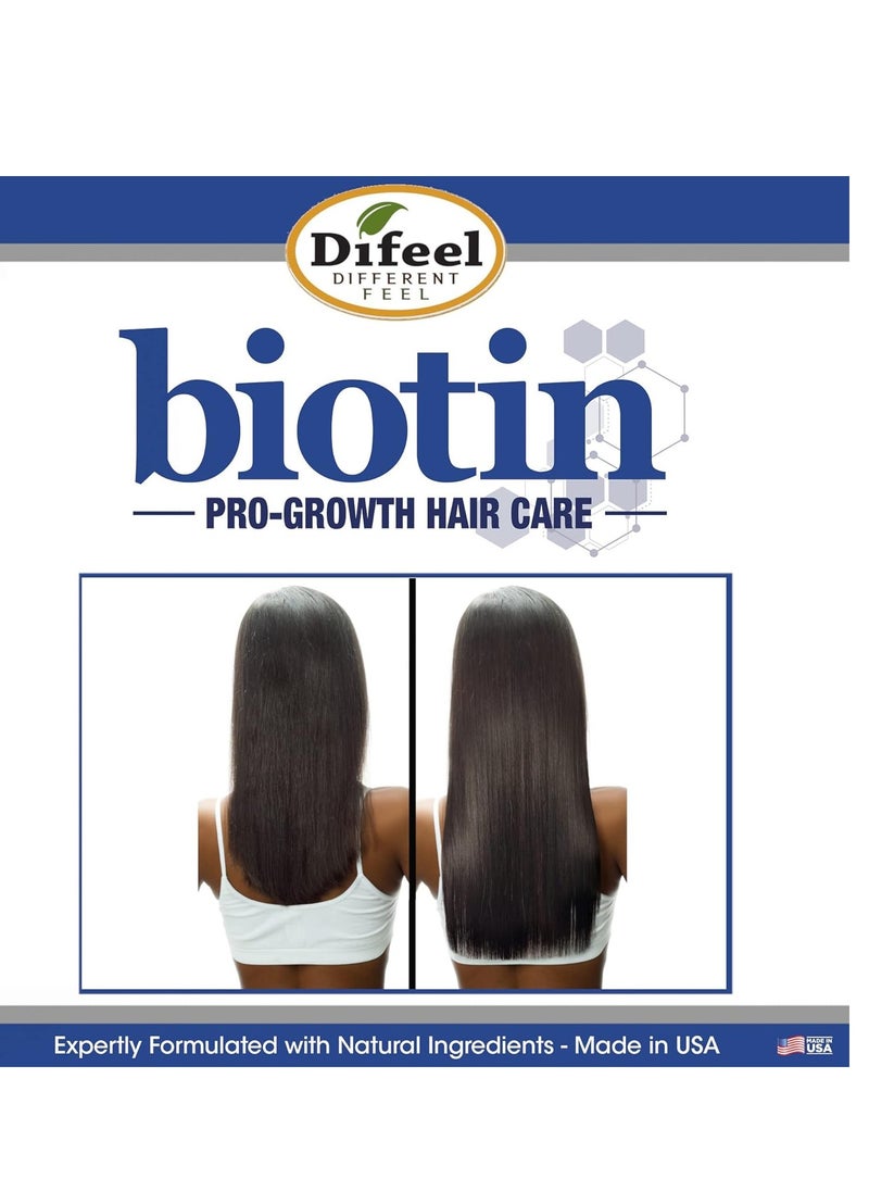 Difeel Pro-Growth Biotin Shampoo 33.8 oz. - Shampoo for Thinning Hair and Hair Loss, Paraben Free Shampoo with Biotin for Hair Growth