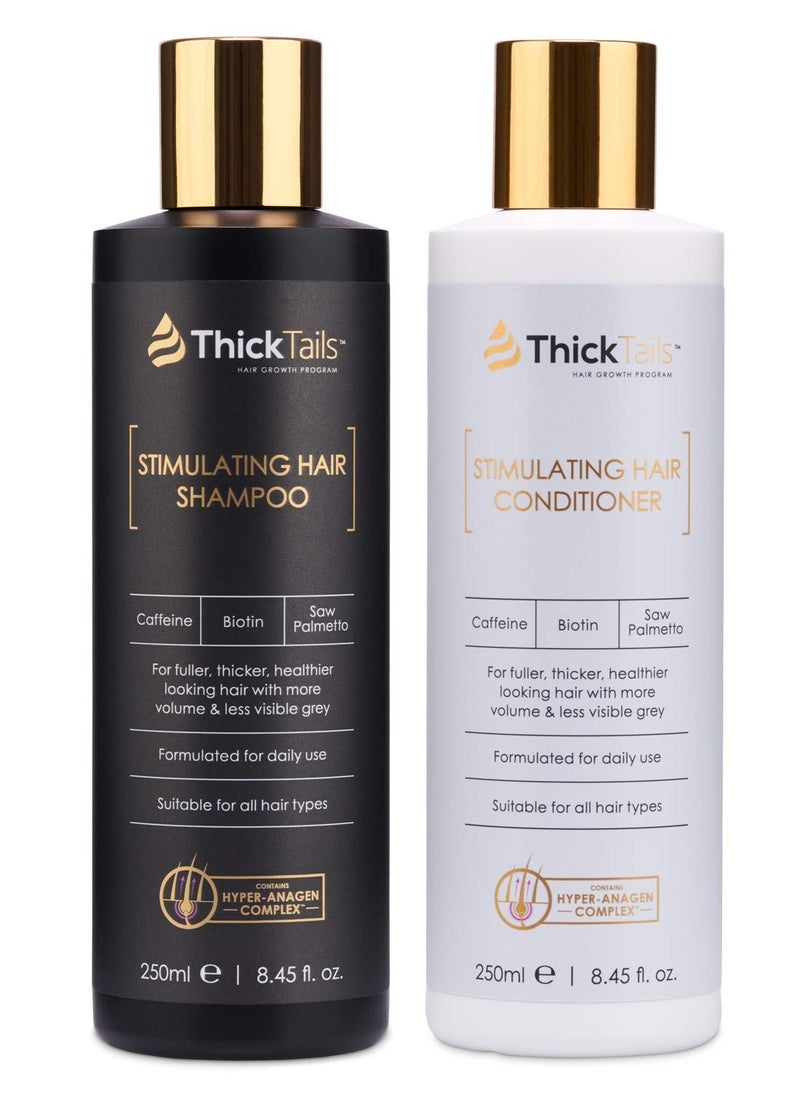 Hair Growth Shampoo and Conditioner - (2-Pack) For Women With Thinning Hair and Breakage. Volumizing Hair Thickening and Regrowth Formula. With Biotin and Caffeine for Mature Hair