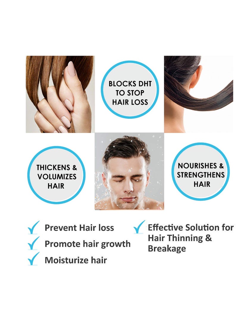 Hairgenics Pronexa Clinical Strength Hair growth & Regrowth Therapy Hair Loss Shampoo With Biotin, Collagen, and DHT Blockers for Thinning Hair, 8 fl.oz.