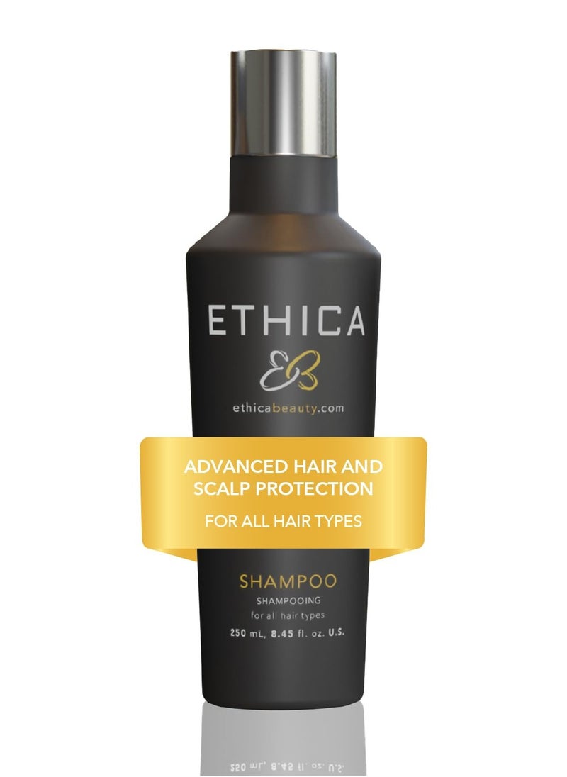 Ethica Professional Shampoo. Clarifying, Volumizing, & Hydrating. Promotes Strong Healthy Hair, Scalp Health, and Hair Growth, 8.45 oz