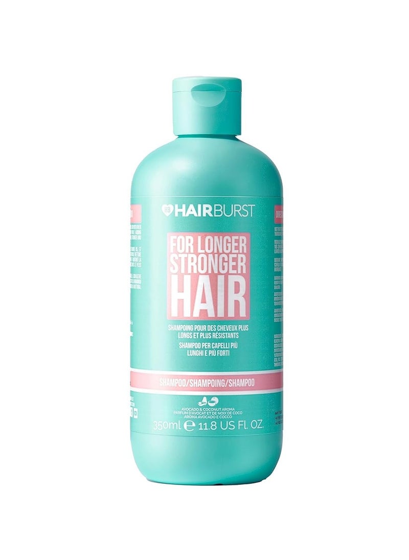 HAIRBURST Hair Growth Shampoo For Woman - Reduces Hair Loss - Strengthens Existing Hair Growth - Contains No SLS and Parabens - Scented Coconut and Avocado Aroma - New Bigger Bottles 350ml