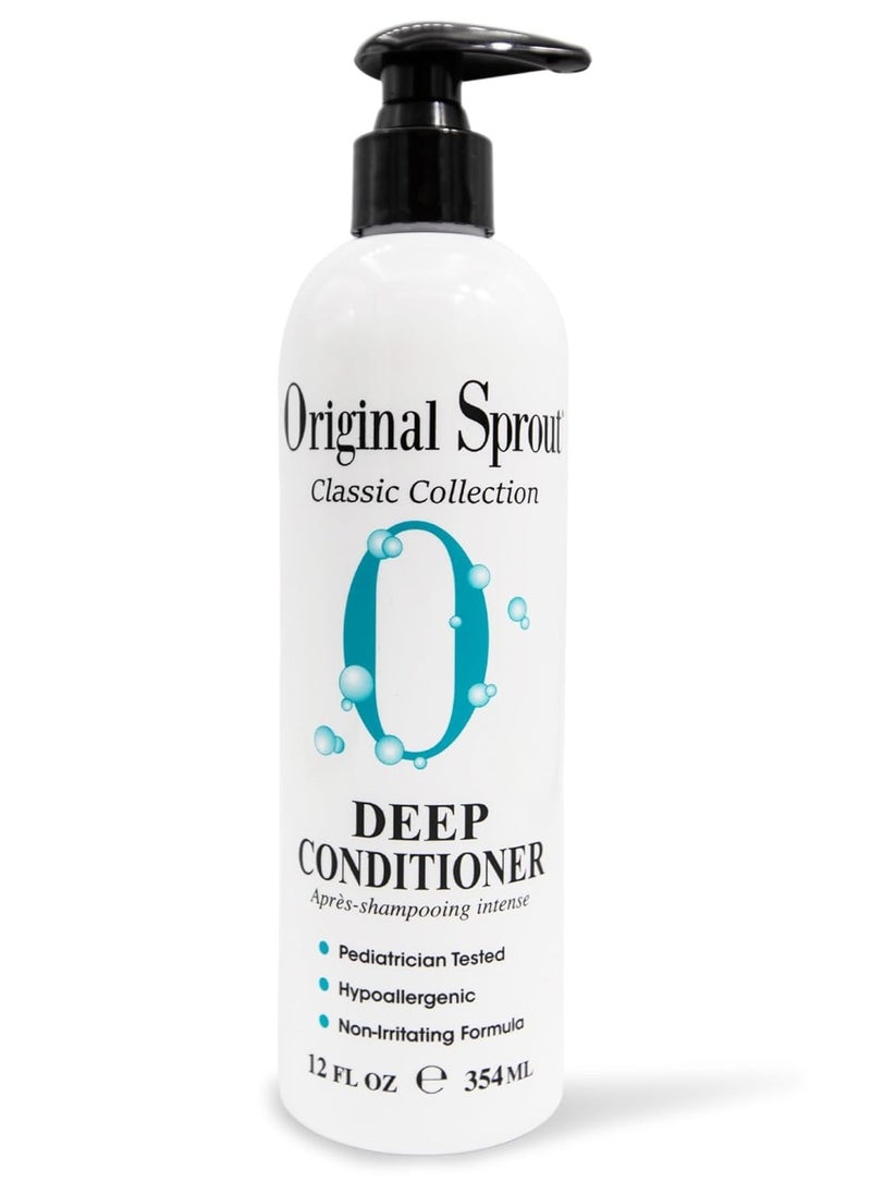 Original Sprout Deep Conditioner for All Hair Types, Vegan Conditioner, 12 oz. Bottle