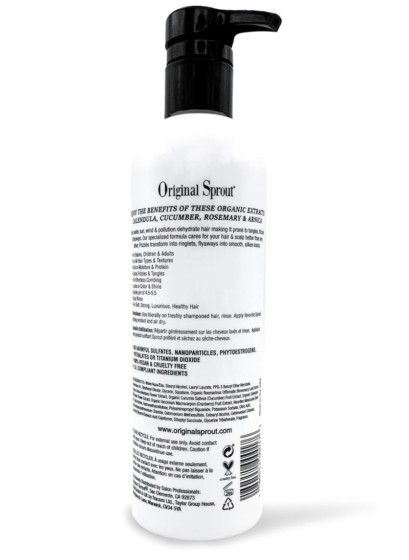 Original Sprout Deep Conditioner for All Hair Types, Vegan Conditioner, 12 oz. Bottle