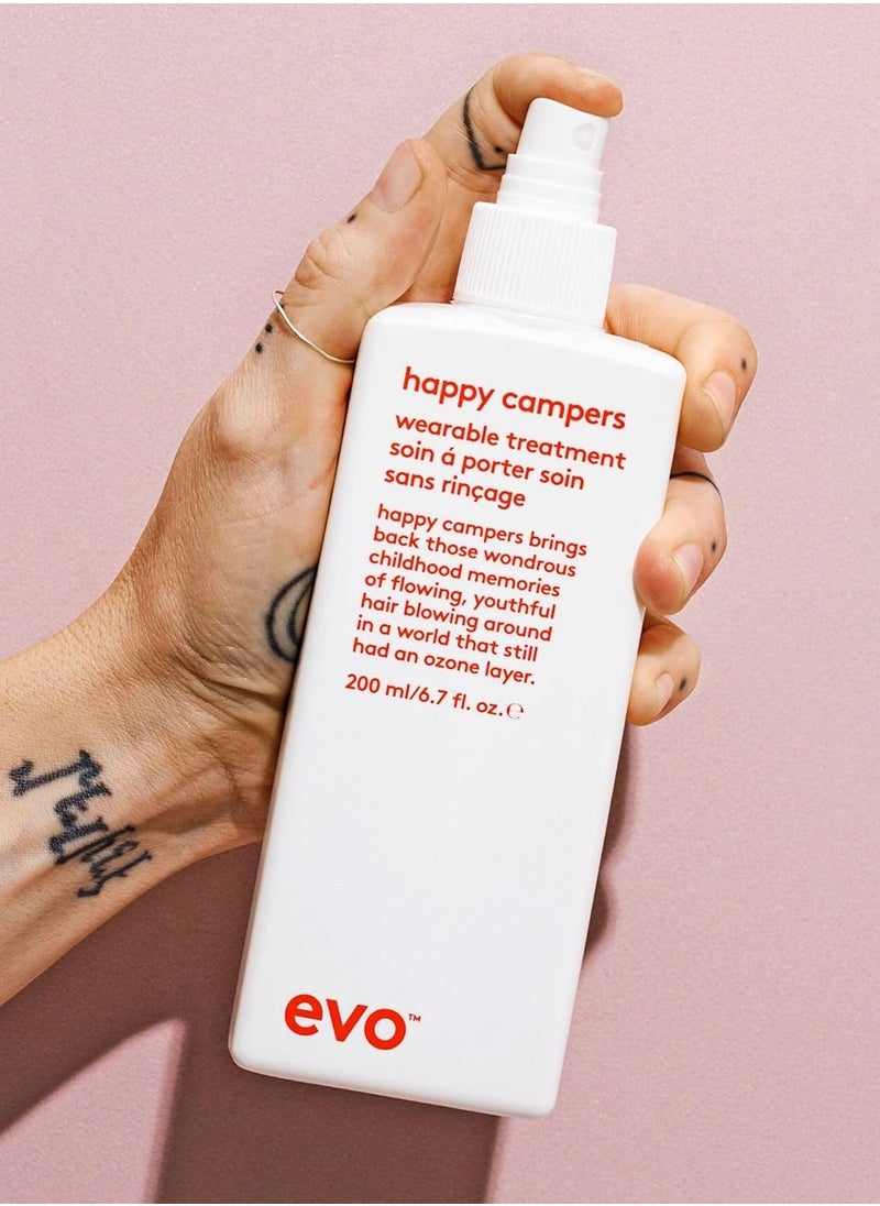 evo Happy Campers Wearable Treatment - Daily Hair Treatment to Strengthen and Protect - Reduces Frizz and Provides UV Protection