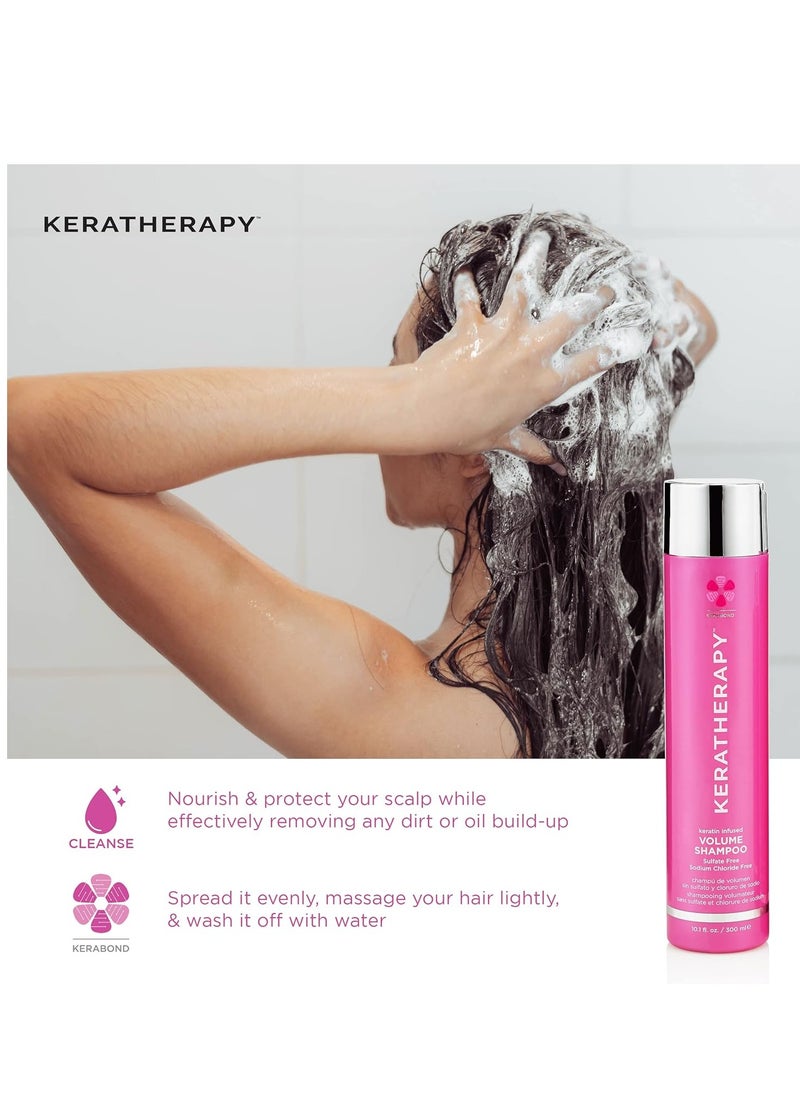 Keratherapy Keratin Infused Volume Root Boost and Volumizer Spray, 8.5 fl. oz., 251 ml - Root Booster for Hair Volume with Kerabond Technology, Hemp Seed Oil, Sea Kelp, & Hydrolyzed Silk