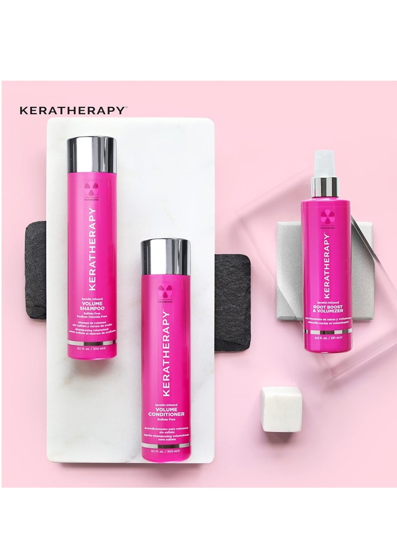 Keratherapy Keratin Infused Volume Root Boost and Volumizer Spray, 8.5 fl. oz., 251 ml - Root Booster for Hair Volume with Kerabond Technology, Hemp Seed Oil, Sea Kelp, & Hydrolyzed Silk