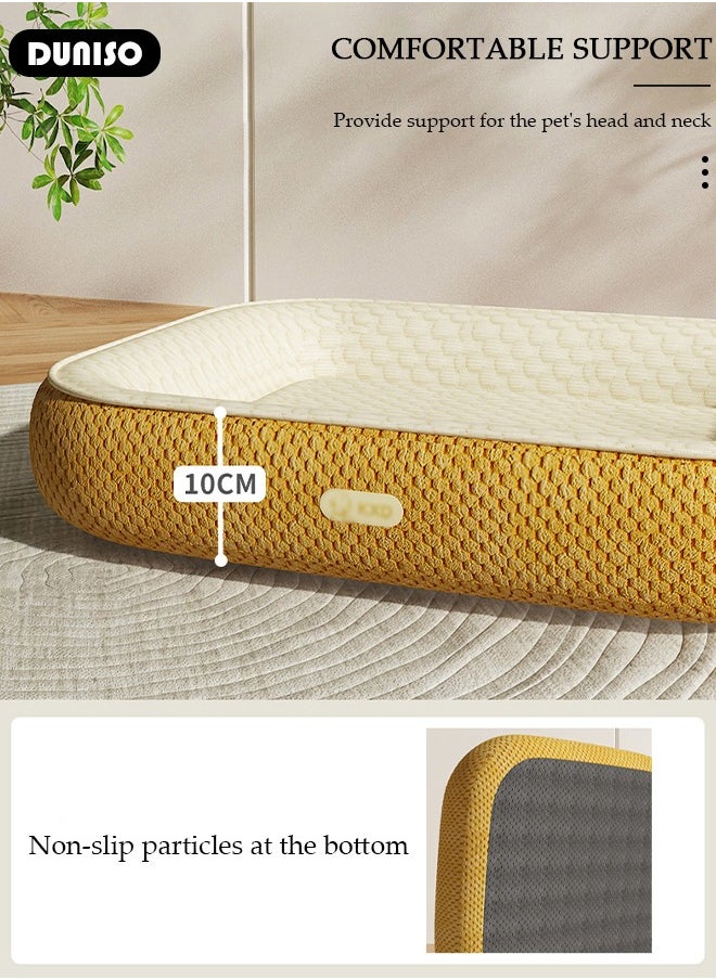 Pet Bed for Cats, Small, Medium Dogs With Nonskid Bottom, Washable All-season Pet Sofa Bed for Indoor, Outdoor, Outside Sleep Sleeping Puppy, Kitten, Pet