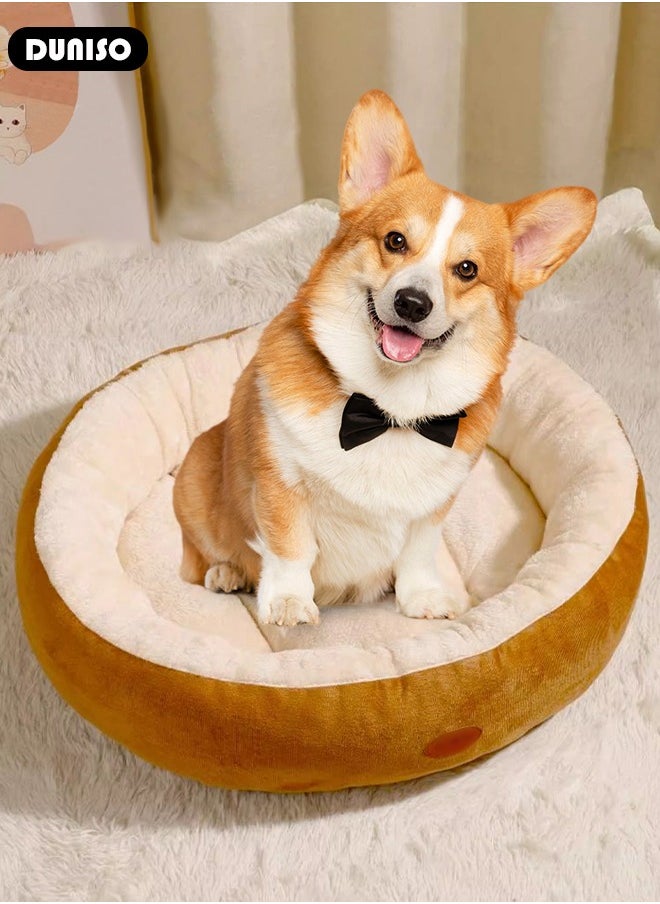 Pet Bed Orthopedic Sofa Ultra Comfortable, Soft Plush Orthopedic Cat Bed, Washable Pet Bed for Small, Medium Dogs & CATS