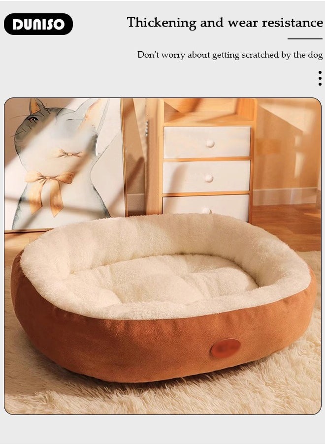 Pet Bed Orthopedic Sofa Ultra Comfortable, Soft Plush Orthopedic Cat Bed, Washable Pet Bed for Small, Medium Dogs & CATS