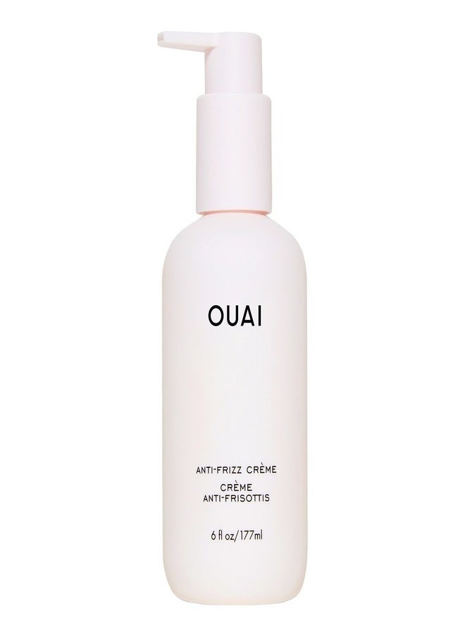 OUAI Anti-Frizz Hair Crème - Travel Size 177ml | Smoothing & Frizz Control Cream