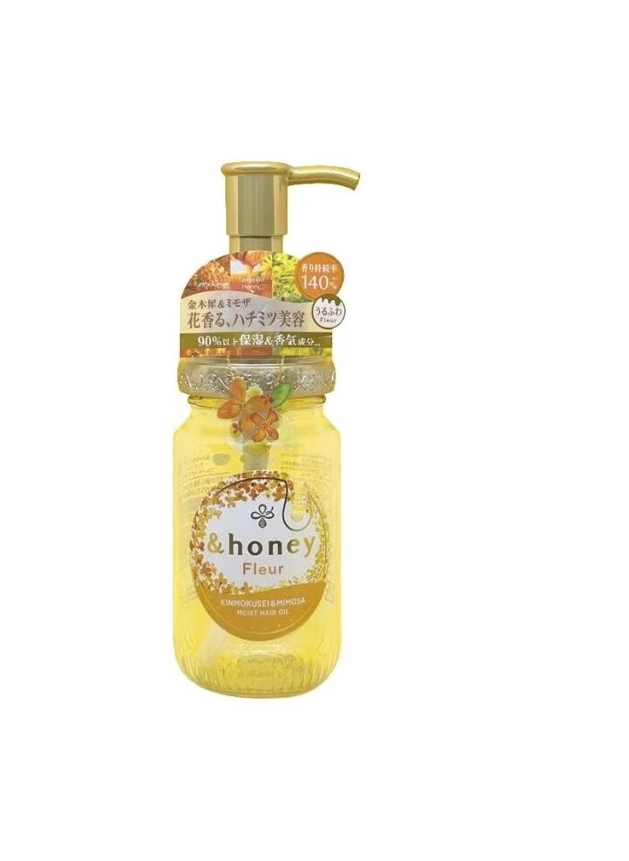 & HONEY Fleur Kinmokusei & Mimosa Moist Hair Oil 100ml