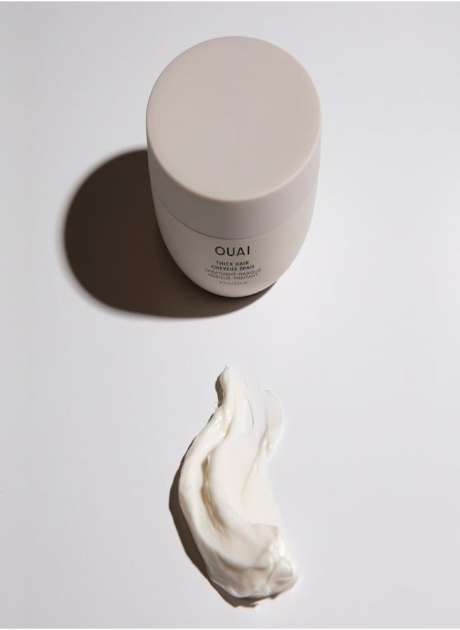 OUAI Fine to Medium Hair Treatment Masque 236ml - Nourishing Hair Mask for Softness & Shine