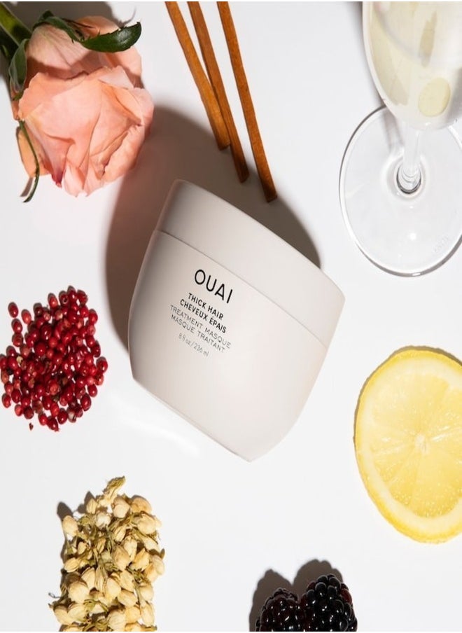 OUAI Fine to Medium Hair Treatment Masque 236ml - Nourishing Hair Mask for Softness & Shine