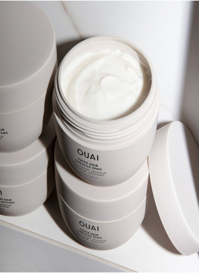 OUAI Fine to Medium Hair Treatment Masque 236ml - Nourishing Hair Mask for Softness & Shine