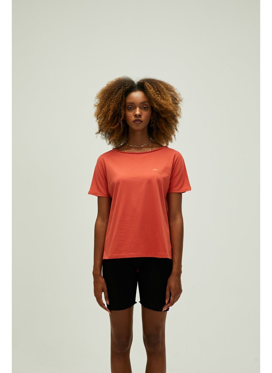 Women's Cinnamon T-Shirt Nıdra