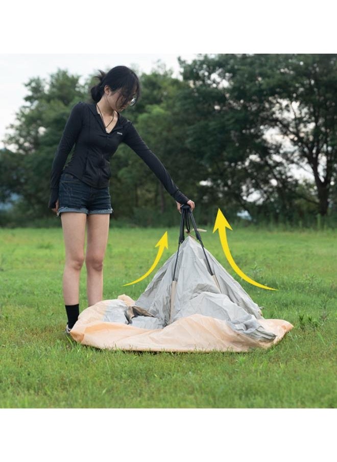 Foldable Outdoor Waterproof Ultralight Travel Portable 1-2 Person Outdoor Dome Camping Tent Travel Pop-up Automatic Tent Size: 2*1.5*1.35m