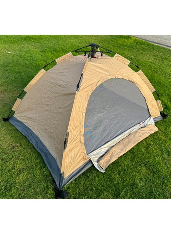 Foldable Outdoor Waterproof Ultralight Travel Portable 1-2 Person Outdoor Dome Camping Tent Travel Pop-up Automatic Tent Size: 2*1.5*1.35m