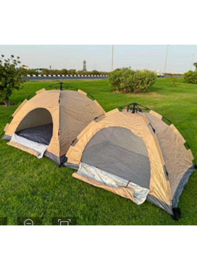 Automatic Pop Up Outdoor Tent Portable Waterproof Sunscreen Tent with Carry Bag Lightweight Instant Tent for Camping and Other Outdoor Activities Size: 2*2*1.5m