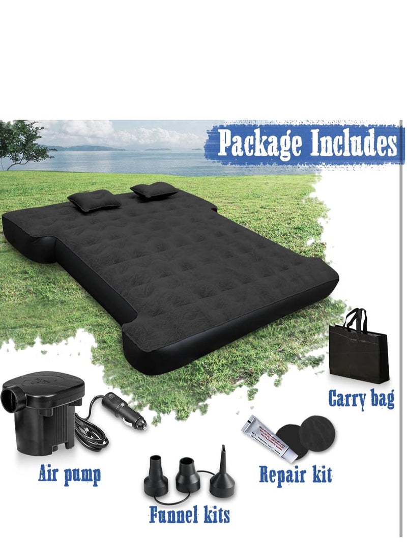 Bed Air Mattress, Full Size Truck Beds, Inflatable Air Mattress Bed with Air Pump 2 Pillows, Carry Bag, Pickup Bed Air Mattress