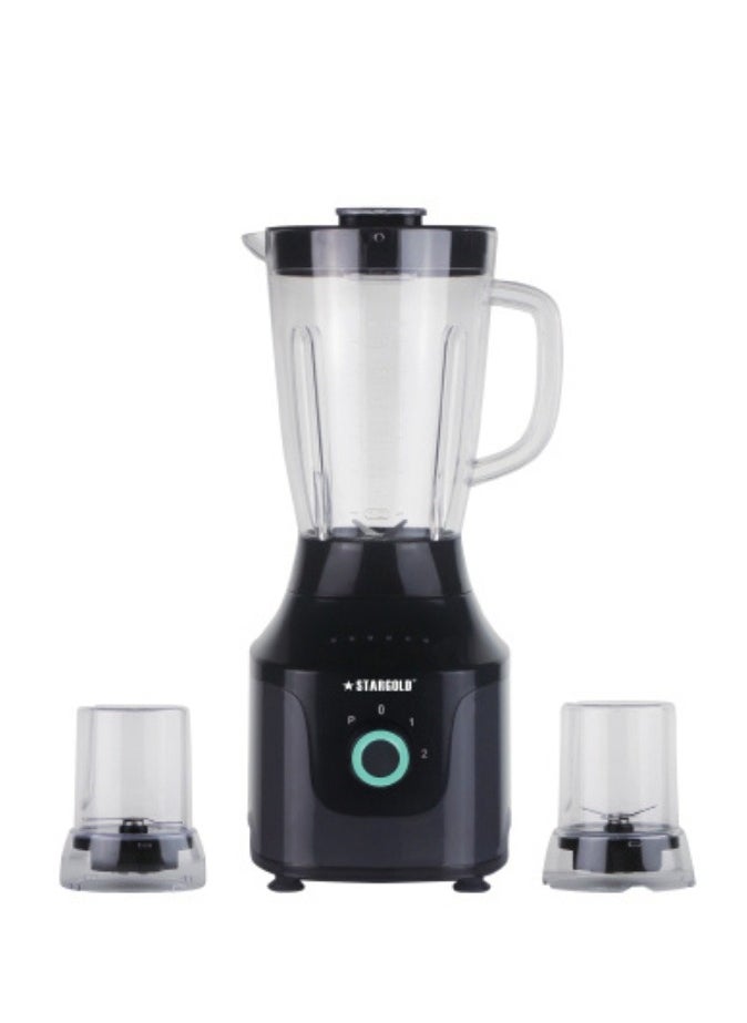 3-in-1 Blender 1.5L Capacity 600W Juicer Grinder & Chopper, Multi-Function Kitchen Appliance