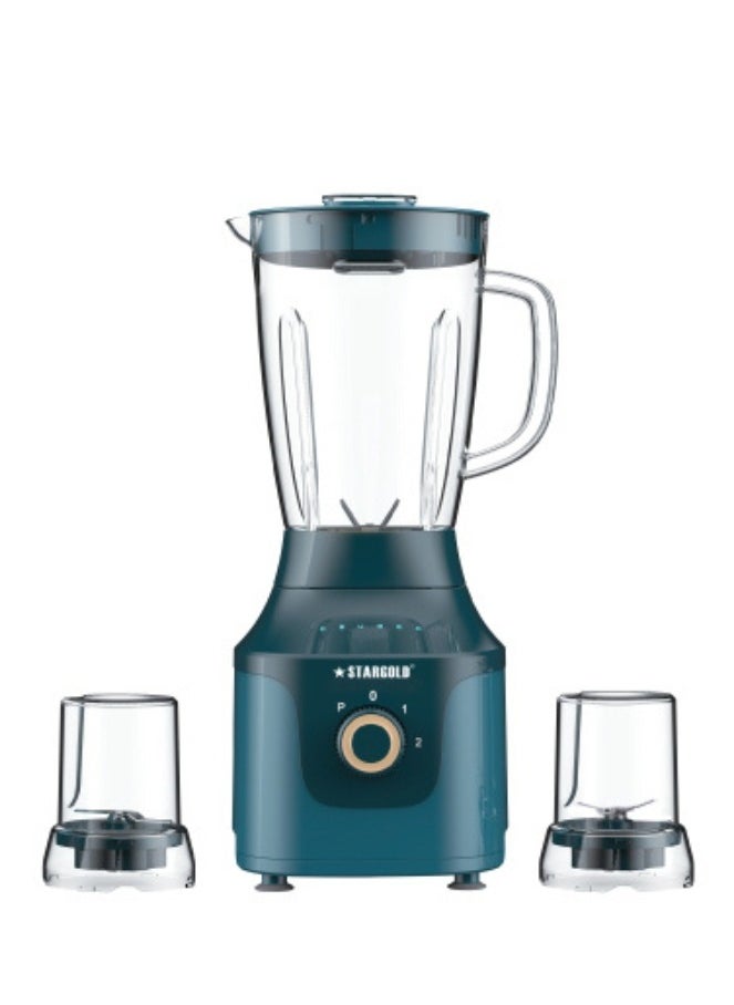 3-in-1 Blender 1.5L Capacity 600W Juicer Grinder & Chopper, Multi-Function Kitchen Appliance